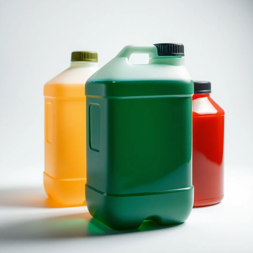 embalagens plásticas para produtos químicos