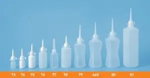 frascos de plástico para farmacêuticos